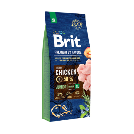 Câini - Hrana uscata pentru caini Brit Premium, Junior XL, 15Kg