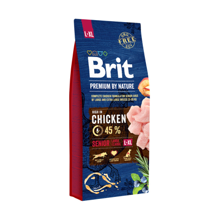 Câini - Hrana uscata pentru caini Brit Premium, Senior L si XL, 15Kg