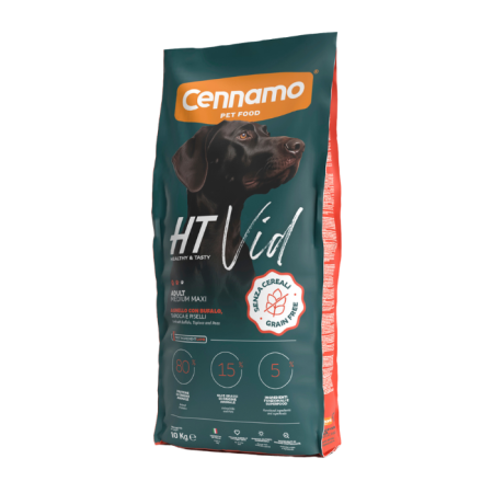 Hrană uscată - Hrana uscata pentru caini Cennamo HT Vid, Adult Medium Maxi, Miel si bivol, 10kg