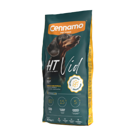 Hrană uscată - Hrana uscata pentru caini Cennamo HT Vid, Adult Mini, Miel si bivol, 10kg