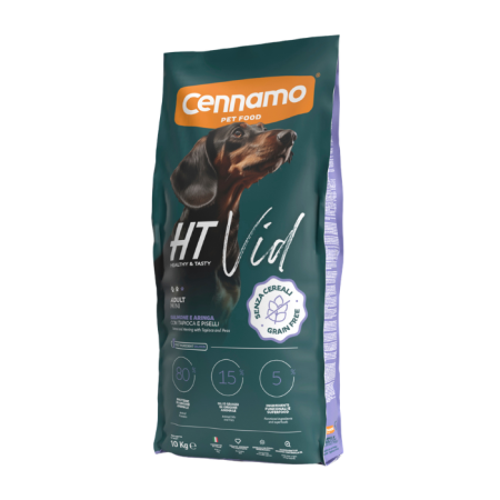 Hrană uscată - Hrana uscata pentru caini Cennamo HT Vid, Adult Mini, Somon si hering, 10kg