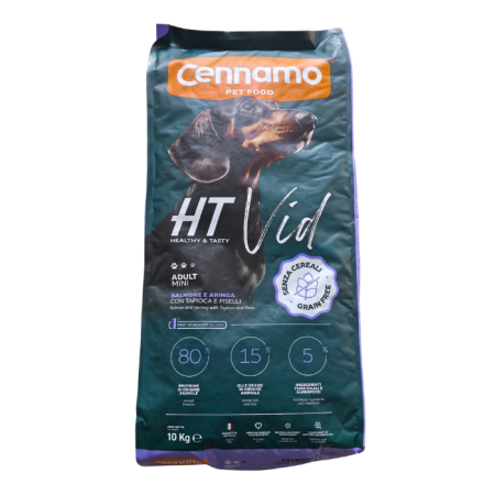 Câini - Hrana uscata pentru caini Cennamo HT Vid, Adult Mini, Somon si hering, 10kg