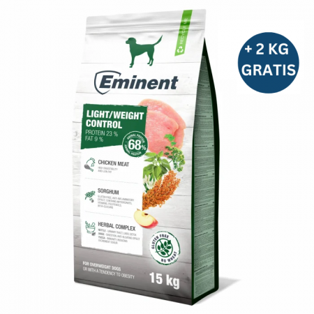 Hrana uscata pentru caini Eminent, Light weight control, 15kg + 2kg [0]