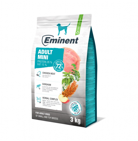 Hrană uscată - Hrana uscata pentru caini Eminent, Mini, Adult, 3kg