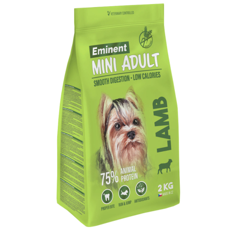 Câini - Hrana uscata pentru caini Eminent Mini Adult, Grain Free, Miel, 2kg
