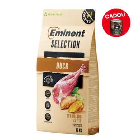 Hrană uscată - Hrana uscata pentru caini Eminent Selection Senior, Rata, Grain Free, 22/10, 12 kg