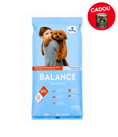 Hrană uscată - Hrana uscata pentru caini Kibbus Balance Mini Adult, cu Vita, 12.5 kg