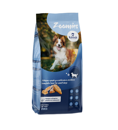 Hrană uscată - Hrana uscata pentru caini Kibbus Zoomies Adult, 20kg
