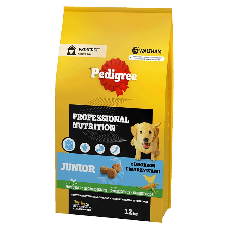 Promoții - Hrana uscata pentru caini Pedigree Junior, pasare, 12kg