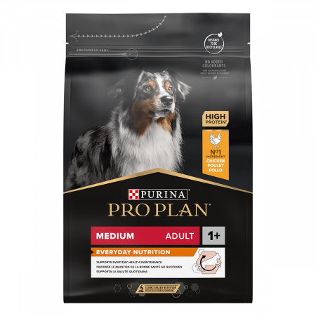 Hrana uscata pentru caini Purina Pro Plan Medium Adult, Pui, 3kg [1]