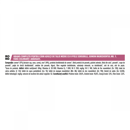 Hrana uscata pentru caini Purina Pro Plan Medium Adult, Somon, Piele sensibila, 14kg [4]