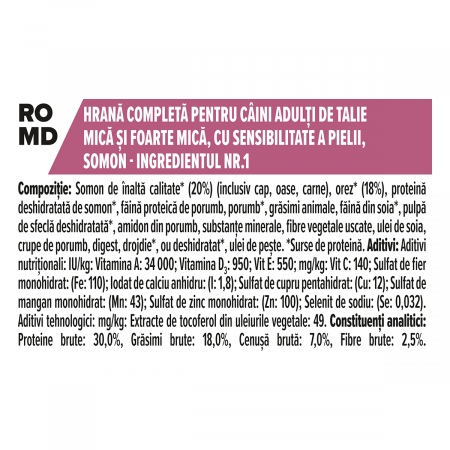 Hrana uscata pentru caini Purina Pro Plan Small & Mini Adult, Somon, Piele sensibila, 7kg [4]