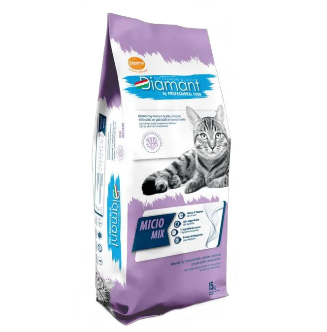 Pisici - Hrana uscata pentru pisici Cennamo Diamant Mix, Pui si somon, 2kg