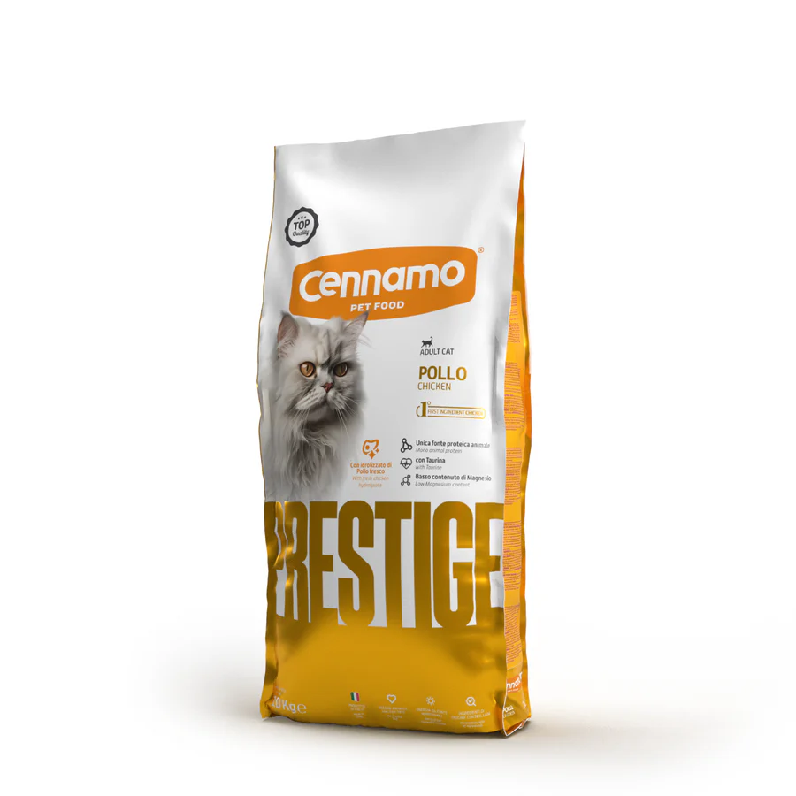 Pisici - Hrana uscata pentru pisici Cennamo Prestige, Adult, Pui, 10kg