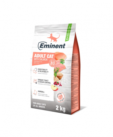 Hrană uscată - Hrana uscata pentru pisici Eminent Adult, Somon, 2kg