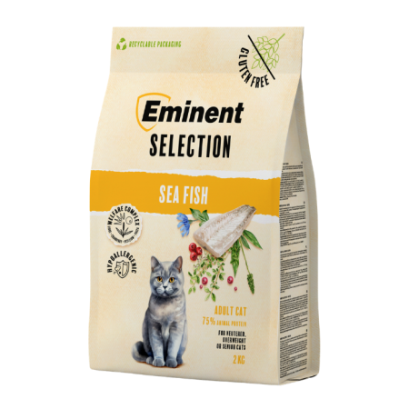 Hrană uscată - Hrana uscata pentru pisici Eminent Selection, Peste oceanic, 2kg