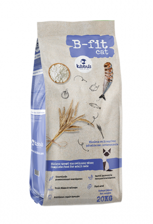 Hrană uscată - Hrana uscata pentru pisici Kibbus B-Fit, Somon, 20kg