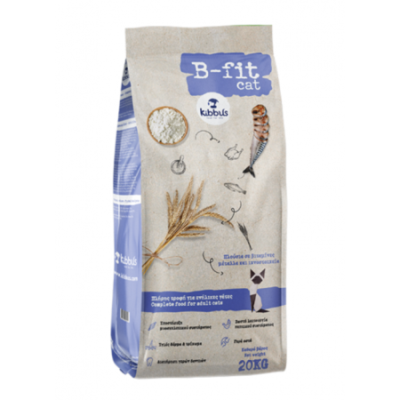 Hrană uscată - Hrana uscata pentru pisici Kibbus B-Fit, Somon, 20kg