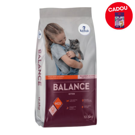 Hrana uscata pentru pisici Kibbus Balance Kitten, Pui, 12.5 Kg