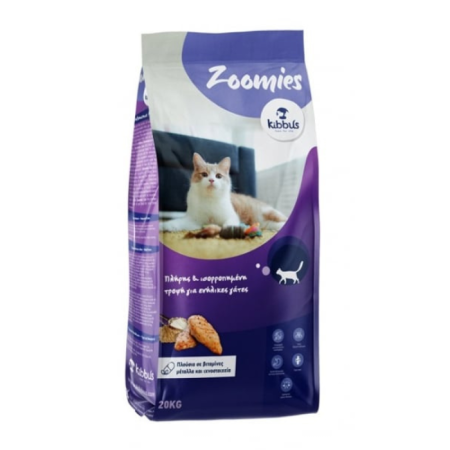 Hrană uscată - Hrana uscata pentru pisici Kibbus Zoomies, 20 kg
