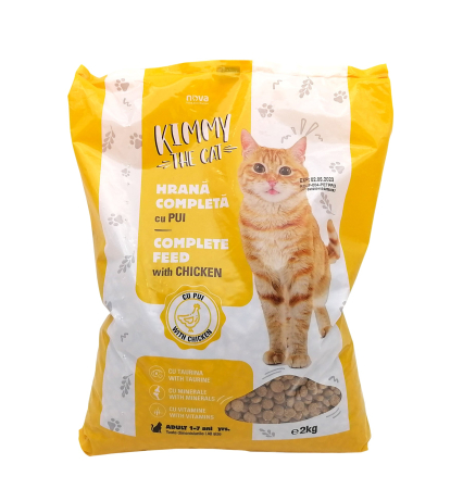 Hrană uscată - Hrana uscata pentru pisici, Kimmy, cu pui, 2 kg