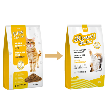 Hrana uscata pentru pisici Kimmy, Pui, 10kg [1]