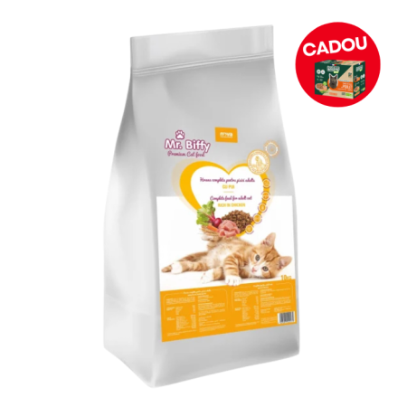Hrana uscata pentru pisici Mr. Biffy, Pui, 10kg [0]