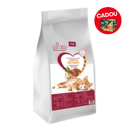 Hrană uscată - Hrana uscata pentru pisici Mr. Biffy Urinary, Vita, 10kg