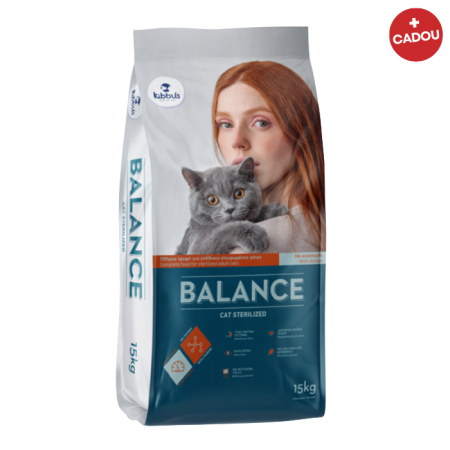 Hrană uscată - Hrana uscata pentru pisici sterilizate Kibbus Balance, Pasare, 15Kg