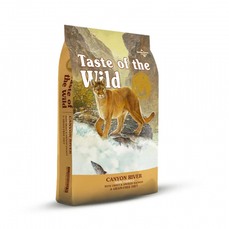 Hrană uscată - Hrana uscata pentru pisici Taste Of The Wild Wild Canyon River, fara cereale, 6.6kg