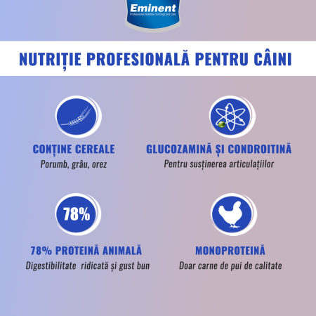 Hrana uscata pentru caini sensibili Eminent Sensitive, Pui, 3 kg [2]