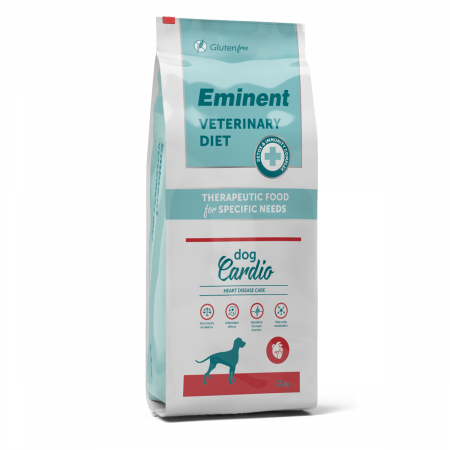 Hrană uscată - Hrana uscata terapeutica pentru caini Eminent Veterinary Diet, Dog Cardio, Porc, 11kg
