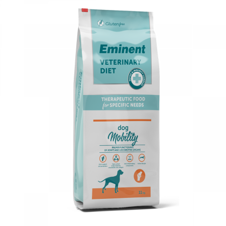 Hrană uscată - Hrana uscata terapeutica pentru caini Eminent Veterinary Diet, Dog Mobility, Pui, 11kg