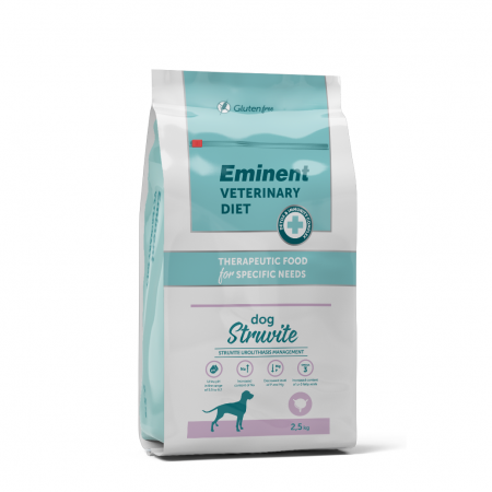 Hrană uscată - Hrana uscata terapeutica pentru caini Eminent Veterinary Diet, Dog Struvite, Porc, 2.5kg