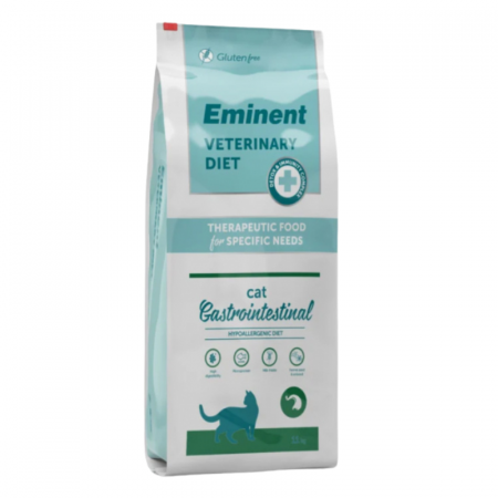Hrană uscată - Hrana uscata terapeutica pentru pisici Eminent Veterinary Diet, Cat Gastrointestinal Hypoallergenic/Hepatic, Somon, 11kg