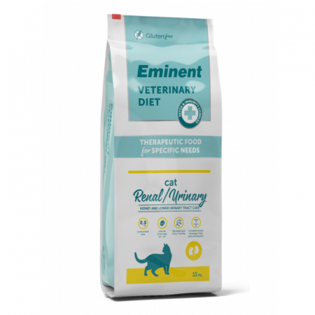 Hrană uscată - Hrana uscata terapeutica pentru pisici Eminent Veterinary Diet, Cat Renal/Urinary, Pui, 11kg