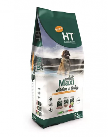 Hrană uscată - Hrana uscata pentru caini Cennamo HT Maxi Adult, Pui, curcan, 12.5Kg