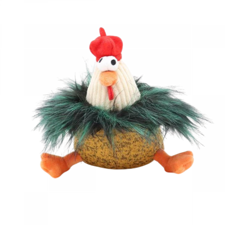 Jucării - Jucarie pentru caini Croci Lola, gaina, 15 cm