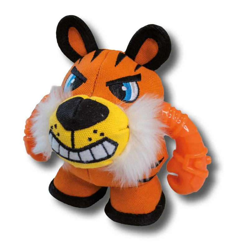 Jucării - Jucarie pentru caini Croci Warriors Tiger, 18 x 12 x 12 xm