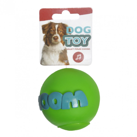 Jucarie pentru caini DOG TOY, Minge Woof, 8 cm [1]
