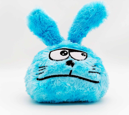 Jucarie pentru caini Croci Crazy Buddy, Iepure, albastru [3]