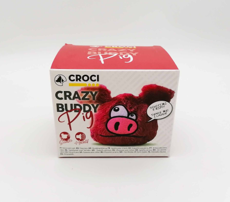 Jucarie pentru caini, interactiva, Crazy Buddy Pig, Croci, c6098194 [1]