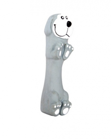 Câini - Jucarie pentru caini Tatrapet, catel, 13 cm, gri