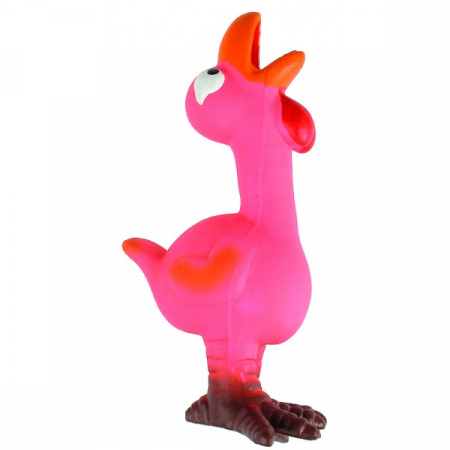 Jucării - Jucarie pentru caini Tatrapet, curcan, 17 cm, roz