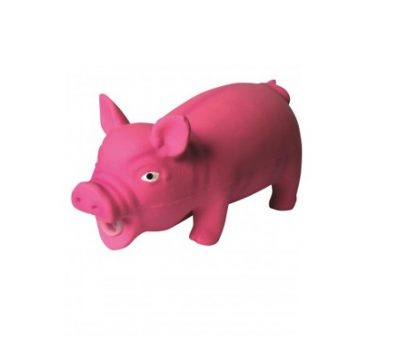 Jucării - Jucarie pentru caini Tatrapet, porcusor, 21 cm, roz