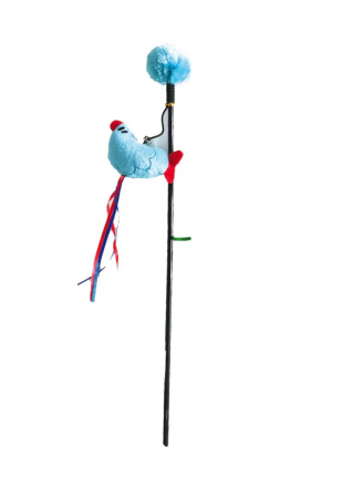 Jucarie pentru pisici Croci, undita cu pasare, 45 cm [1]