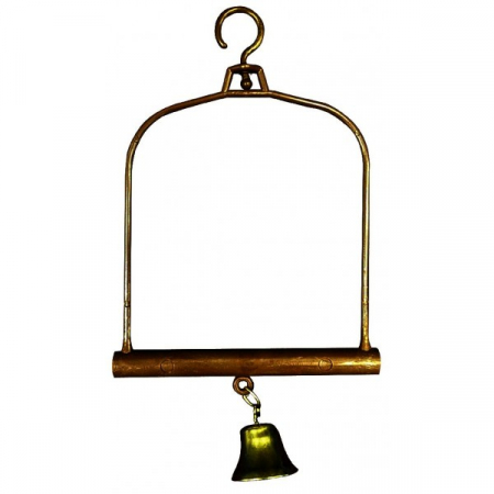 Păsări - Leagan cu clopotel pentru pasari Tatrapet Dodo, 10 cm