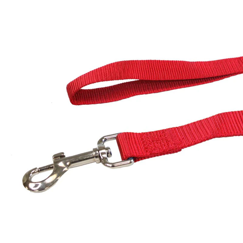 Lese și hamuri - Lesa pentru caini Croci, rosu, 10 x 120 cm