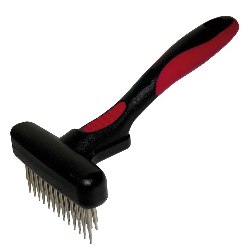 Câini - Perie pentru caini Croci Vanity, dinti dubli, tip grebla