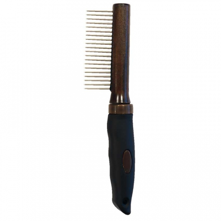 Periaj - Pieptan de frizerie pentru caini Croci Barbershop, pentru descurcare, dinți medii